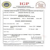 Il certificato IGP del 
